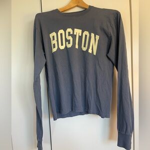 Blue Brandy Melville Boston long sleeve